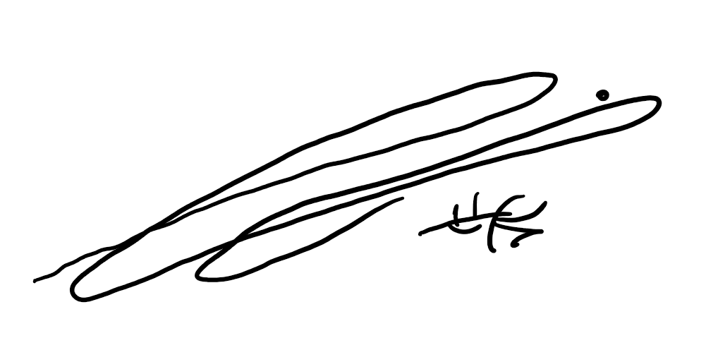 Liam Lawson Unterschrift